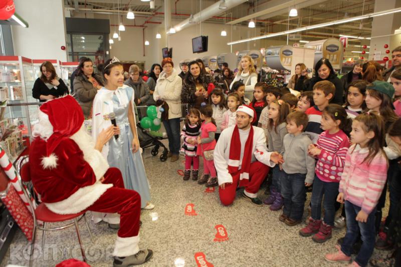 Вълшебна Коледа в столичния Супермаркет КООП