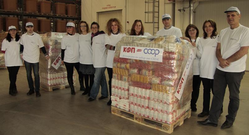 Успешен завършек на благотворителната кампания  „КООП = COOP: Да изградим по-добър свят СЕГА“